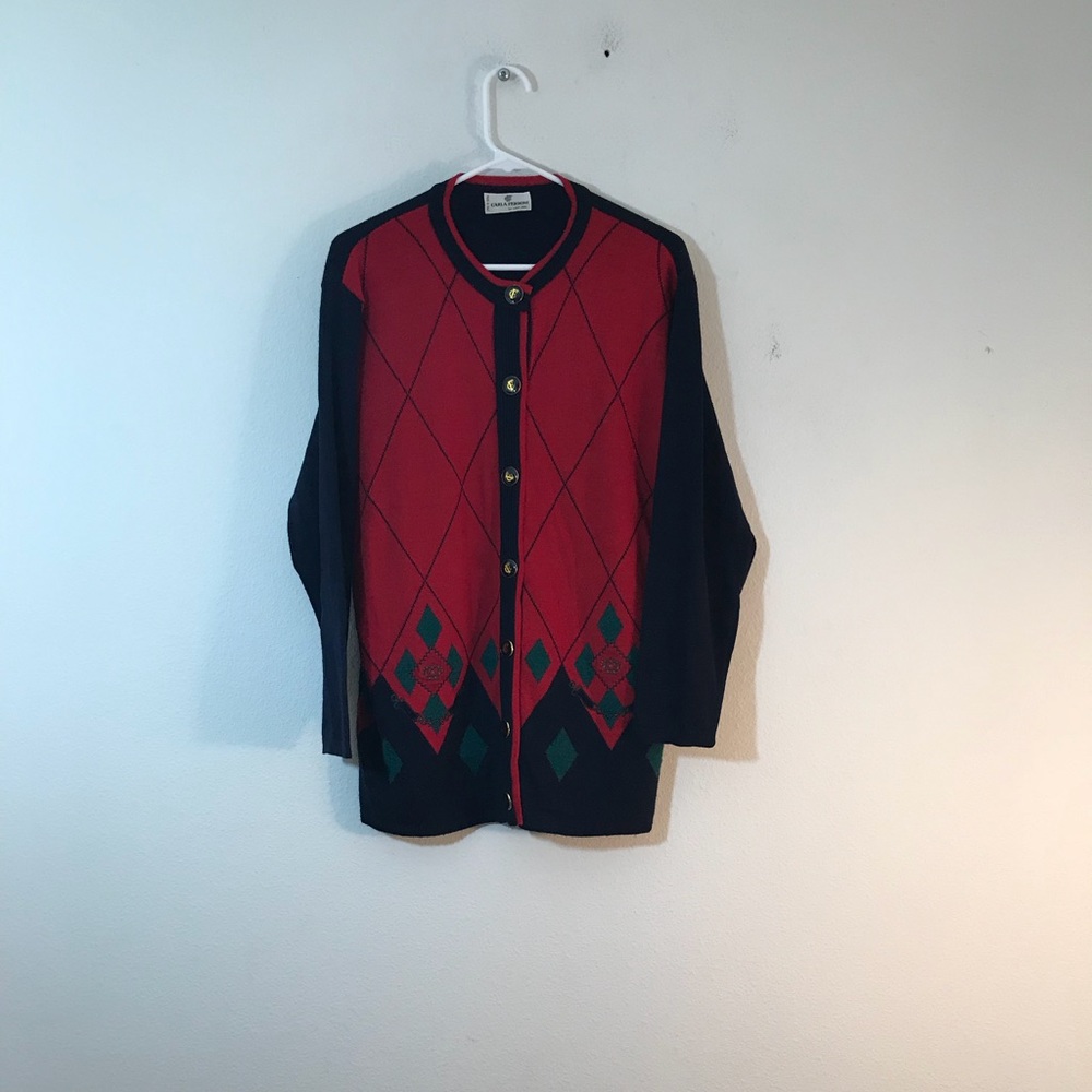 Carla Ferroni Lady Jane Vintage Cardigan Size XL